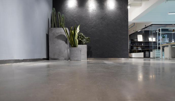 Clean concrete floor Clean concrete floor