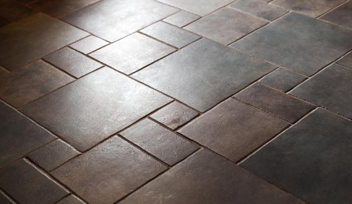 Clean stone floor Clean stone floor