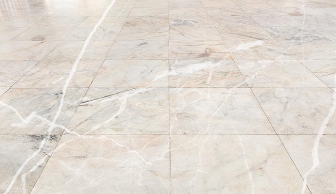 Damaged marble floor Damaged marble floor