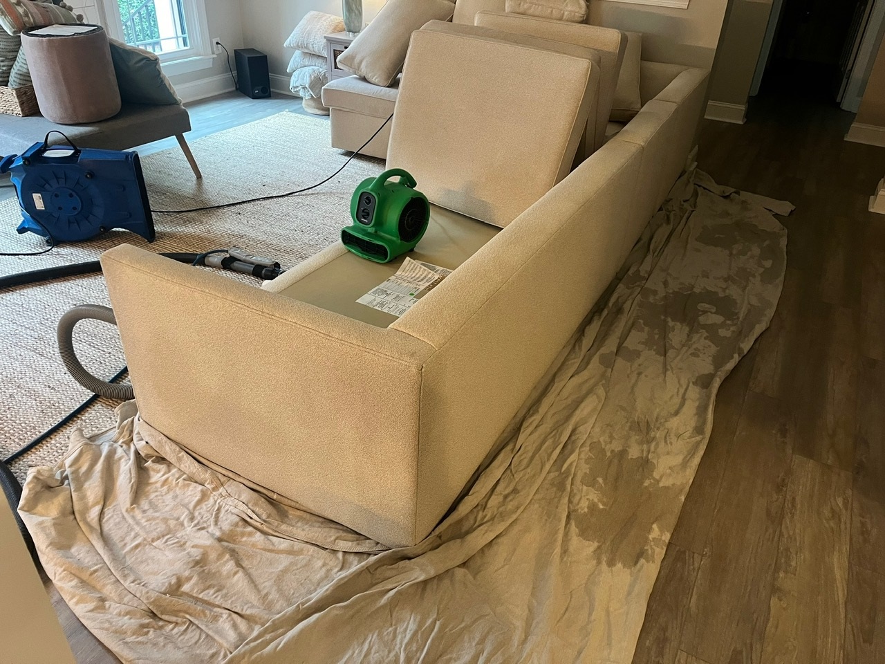 Upholstery Sectional Cleaning