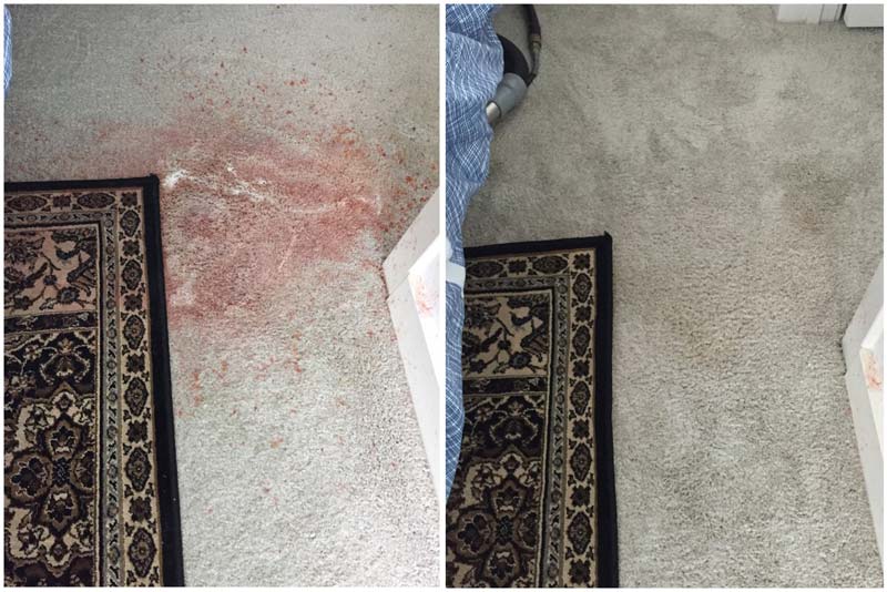 Red wine stain removal comparison