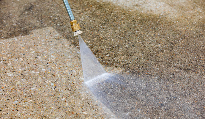 Pressure washing