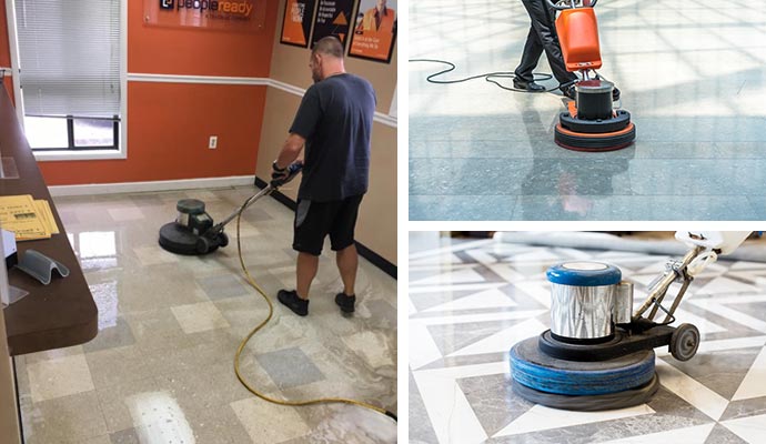 Collage of Ceramic, Glass, and Marble tile cleaning