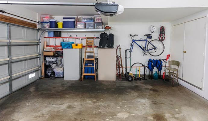 Dirty garage floor Dirty garage floor