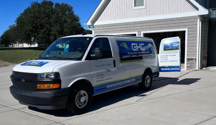 Service vehicle of GHC Building Maintenance